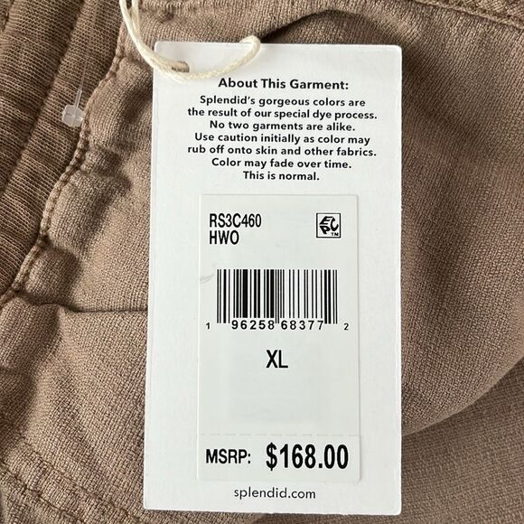 NWT Splendid Perla Drawstring Linen Blend Pants Lightweight Size XL Ash - Picture 10 of 15
